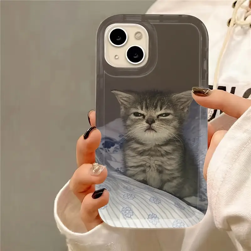 phone case cute funny cat meme phone case compatible iphone - Temu phone case cute funny cat meme phone case compatible iphone - Temu