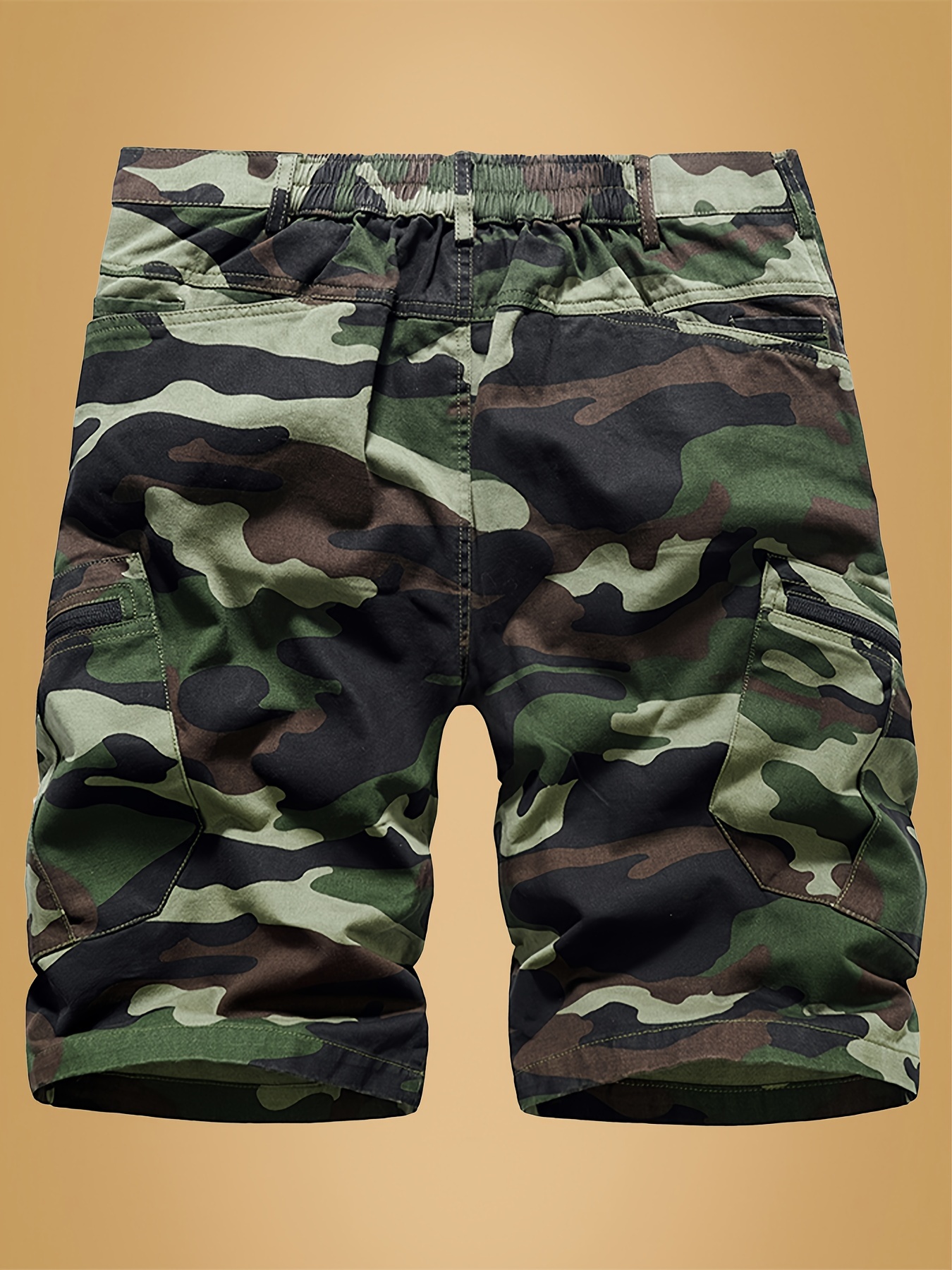Trendy Cotton Comfy Men's Camo Cargo Shorts Pockets Summer - Temu