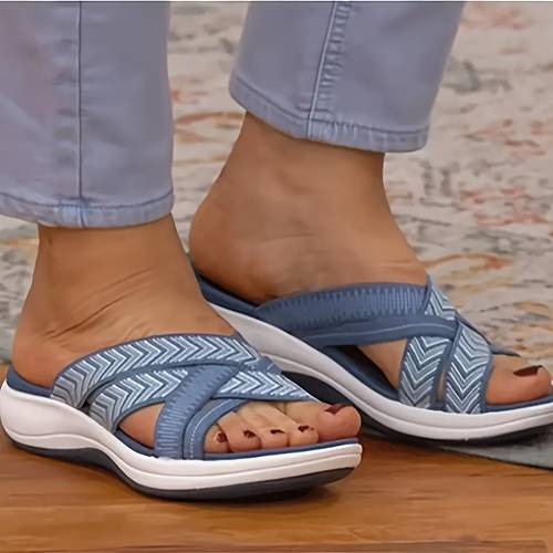 comfortable orthopedic walking slides sandals for women with arch support wide width women shoes