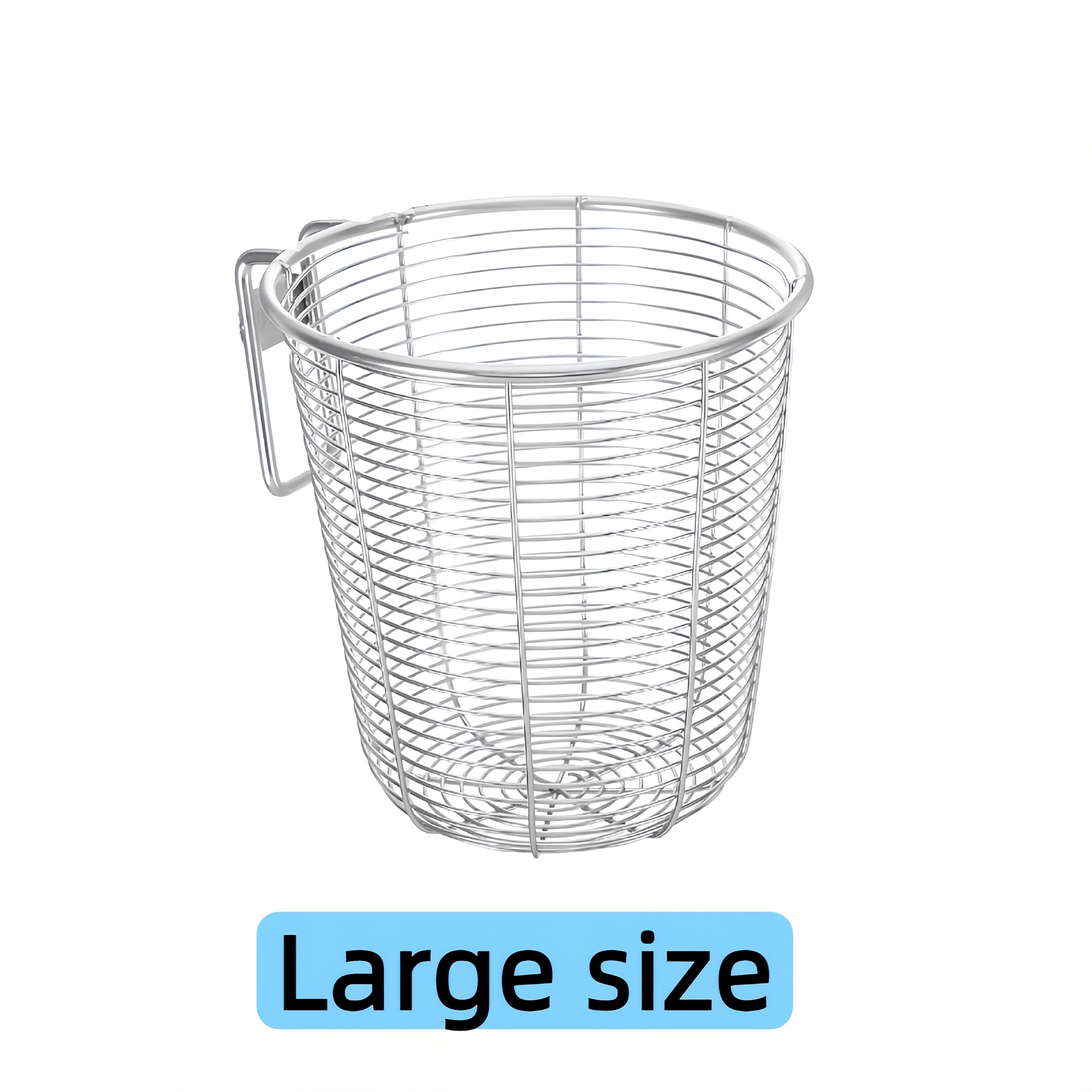 TEMU Support à mural en acier inoxydable et étagère de rangement pour vaisselle, étagère à vaisselle murale, cage à cuillère et d'égouttage en acier