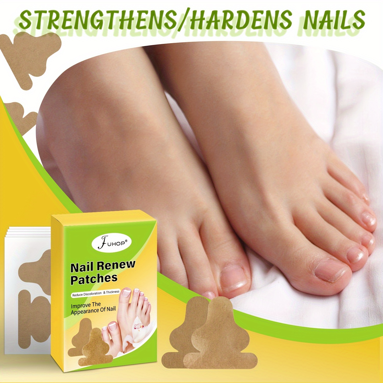 Nail Renew Patches 60 Pcs Multi Purpose Nail Strengtheners Improve Nail