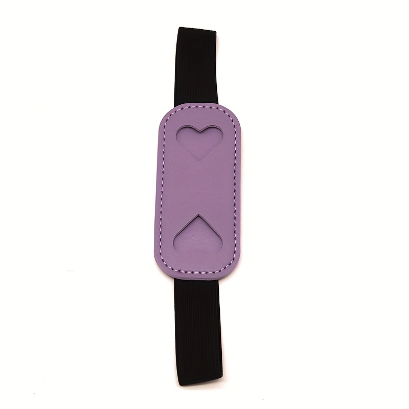 TEMU 1pc Clip para Bolígrafo de de Cuero PU Elástico, Soporte para Cuaderno, Inserción para Bolígrafo, Accesorio Simple de Cuero PU para Bolsillo