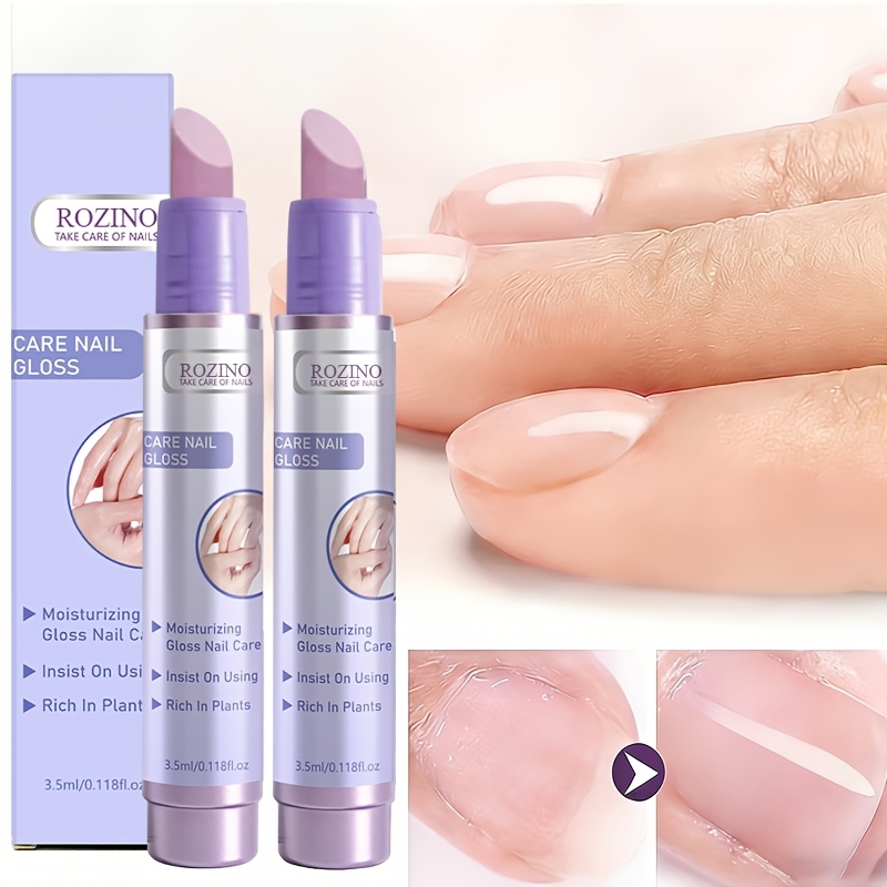 TEMU 2pcs Strength Nail Cuticle Care Oil , For Damaged Nails, Cuticle Care Oil With Oil And Honey, Strengthening For Nails, Portable And Nail