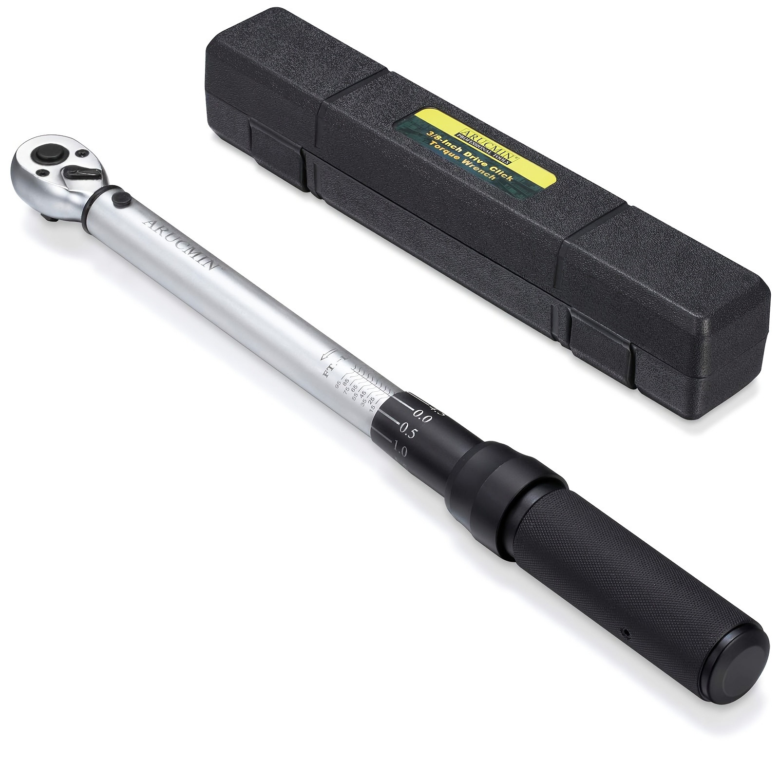 TEMU 3/8-inch Torque Wrench (10-100ft.-lb./15-135 Nm) Dual- Adjustable Torque Wrench Set