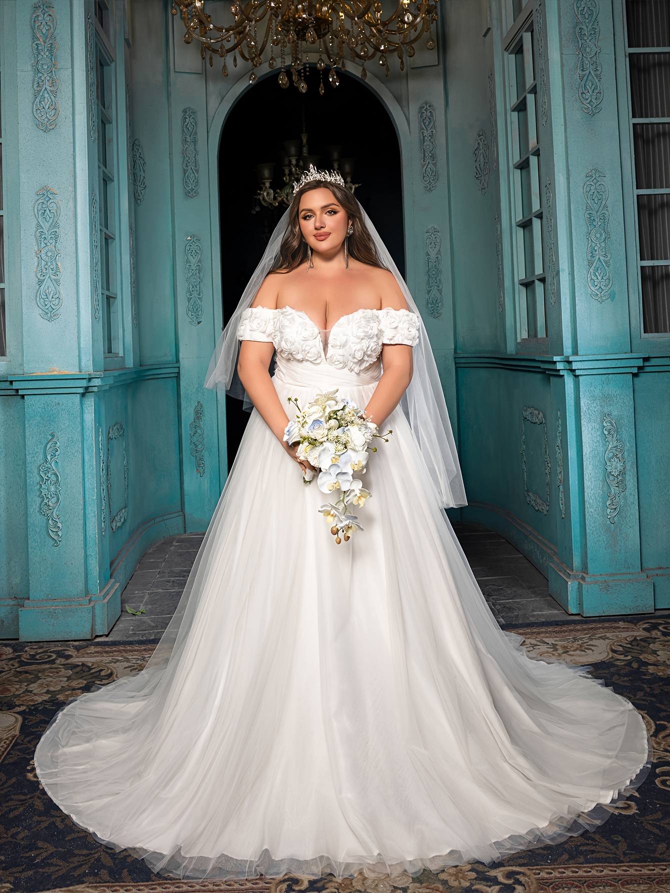 Bridal Gown 50th Wedding Anniversary Dresses Plus Size Plus Size - Main Image