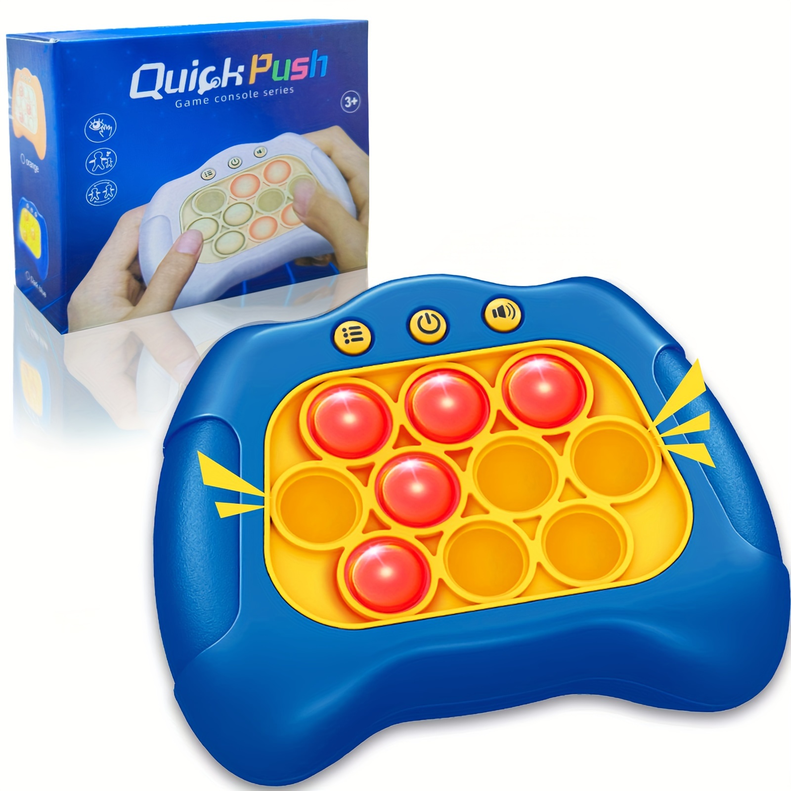 Juegos de viaje de mano Pop It Pro para niños, juegos electrónicos Fidgets  para niños y niñas, regalo para niños de 3, 4, 5, 6, 7, 8 años, cumpleaños