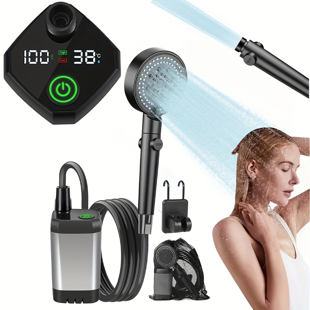 Portable Shower with Smart Digital Display