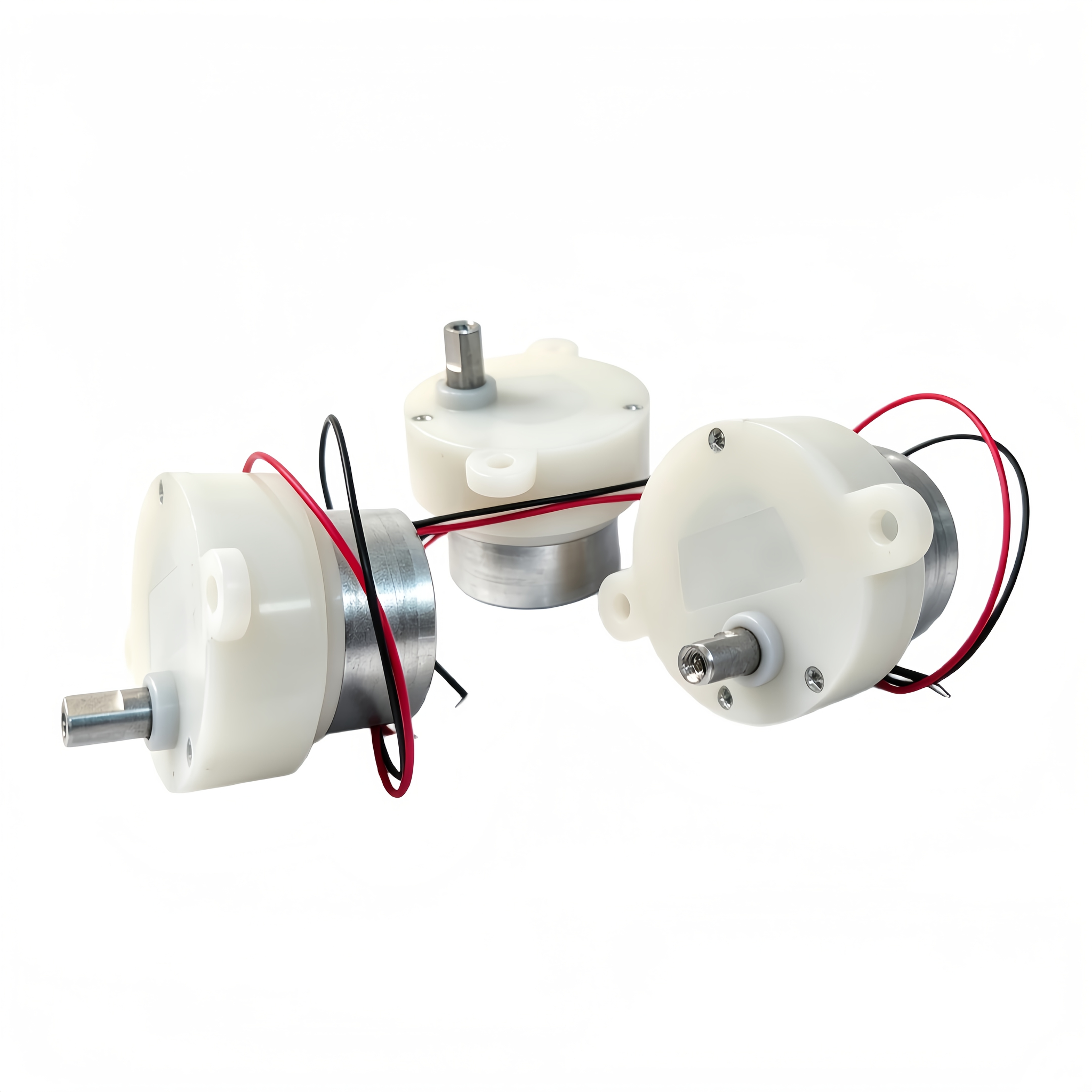 TEMU Lot de 3 moteurs à engrenages 6V CC à couple , mini moteur électrique à engrenages 20 tr/min, faible bruit, petite boîte de réduction de vitesse