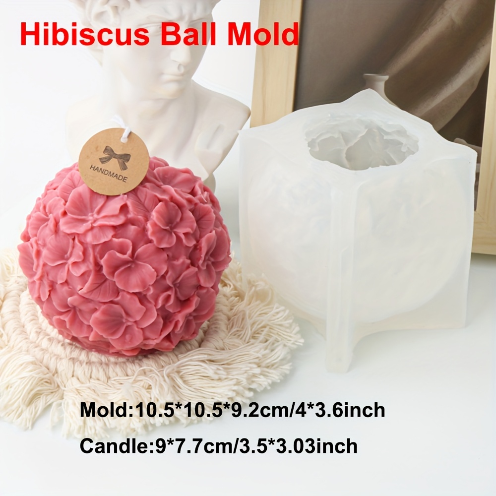 4er Set Gänseblümchen Silikonformen 3D - Perfekt Für Kerzen, Seife, Schokolade & Kekse