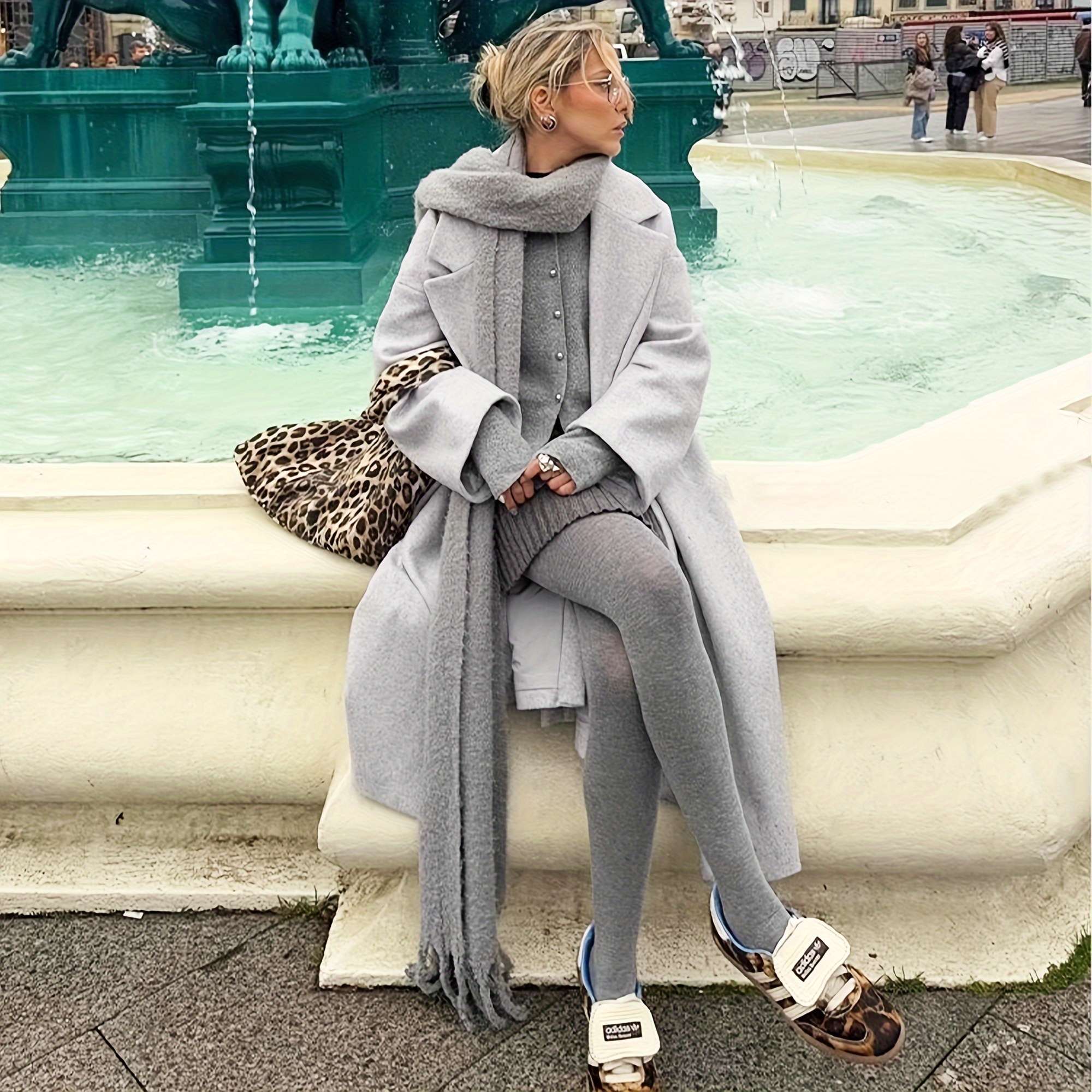 Grey Tights Fashion Women'S Fashion Tights, Pair, Micro Warm