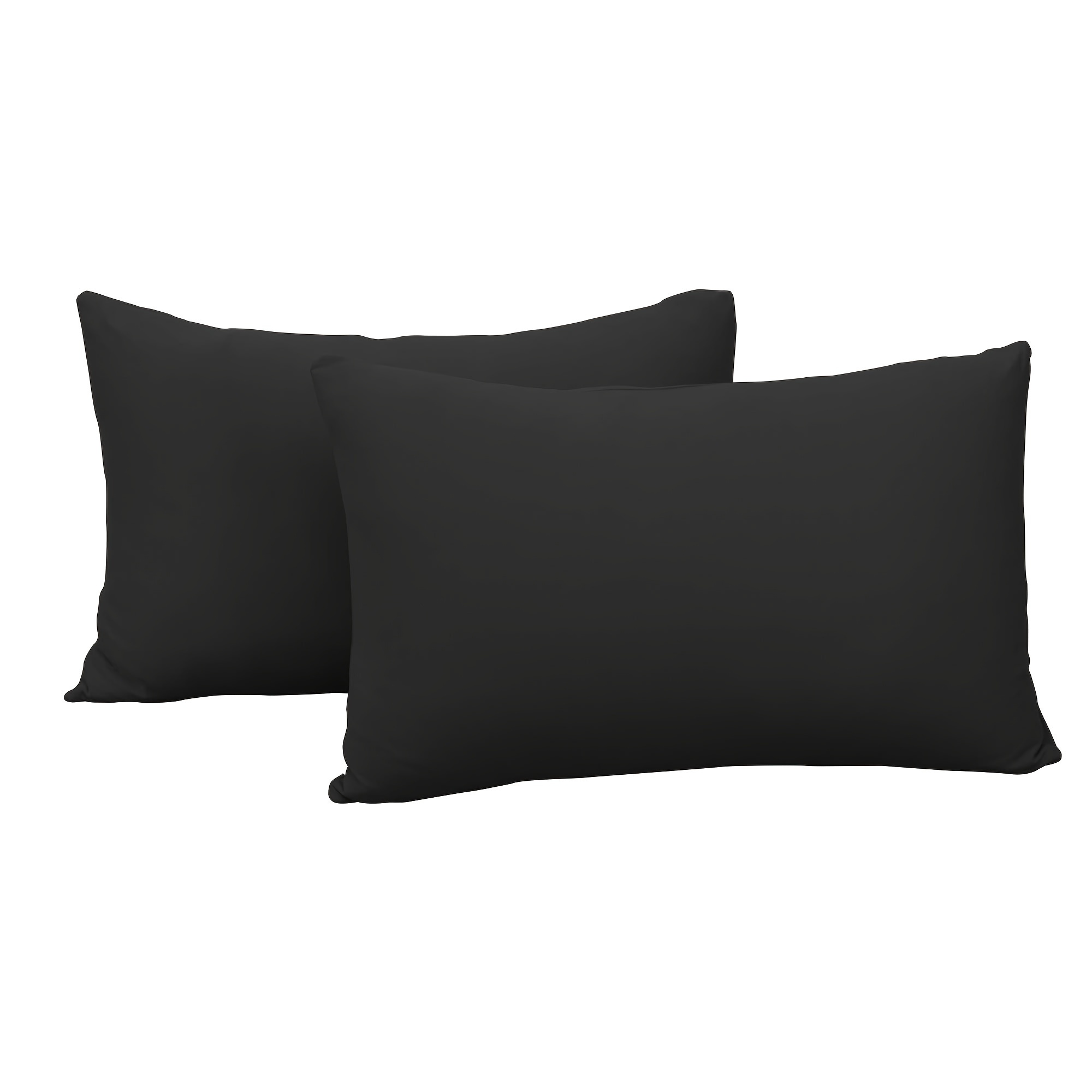 

2-pack Super Soft Knit Stretch Pillowcases With Envelope Closure, Microfiber Anti-wrinkle Pillowcases For All