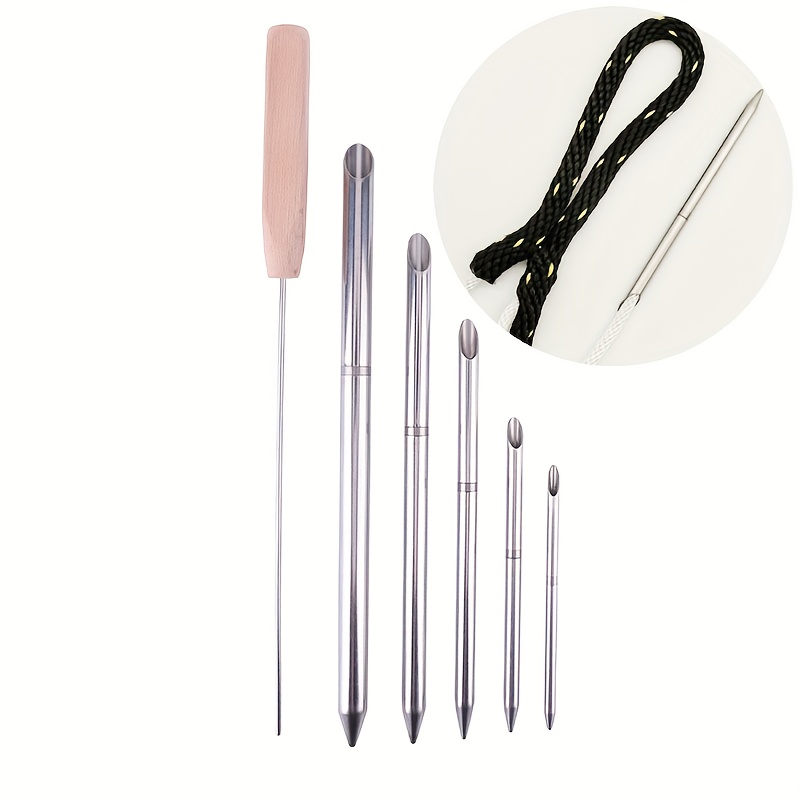 Stainless Steel Double Braided Rope Eye Lining Knotting Tool Set