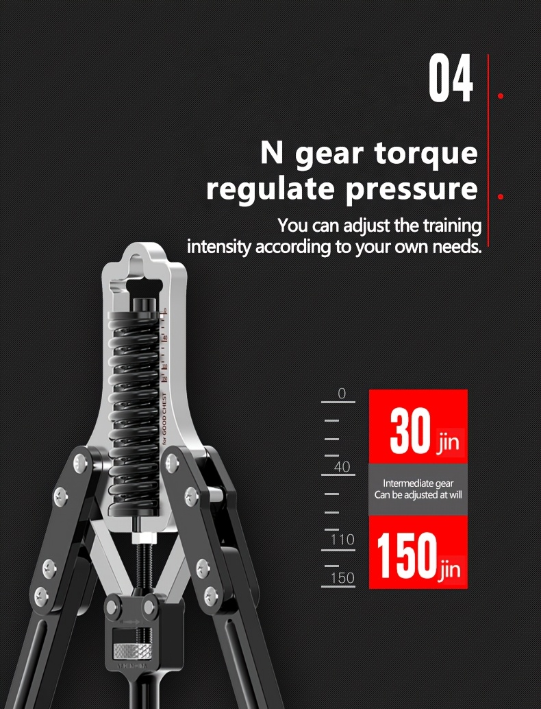 [Arm And Chest Muscle Trainer] Peak Condition, Versatile Arm & Chest Muscle Trainer - Adjustable Resistance, Multi-Function Fitness Bar for Men