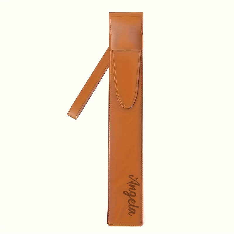 TEMU Personalized Drumstick Bag - Self- Drummer Gift With Metal Keychain, Durable Pu Leather Drumstick Case, Scratch-resistant Protection - Drummer