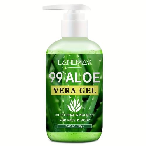 lanemax 99 aloe vera gel hypoallergenic moisturizing face body care hydrates dry 05 oz types moisturizing body care natural aloe vera hypoallergenic product