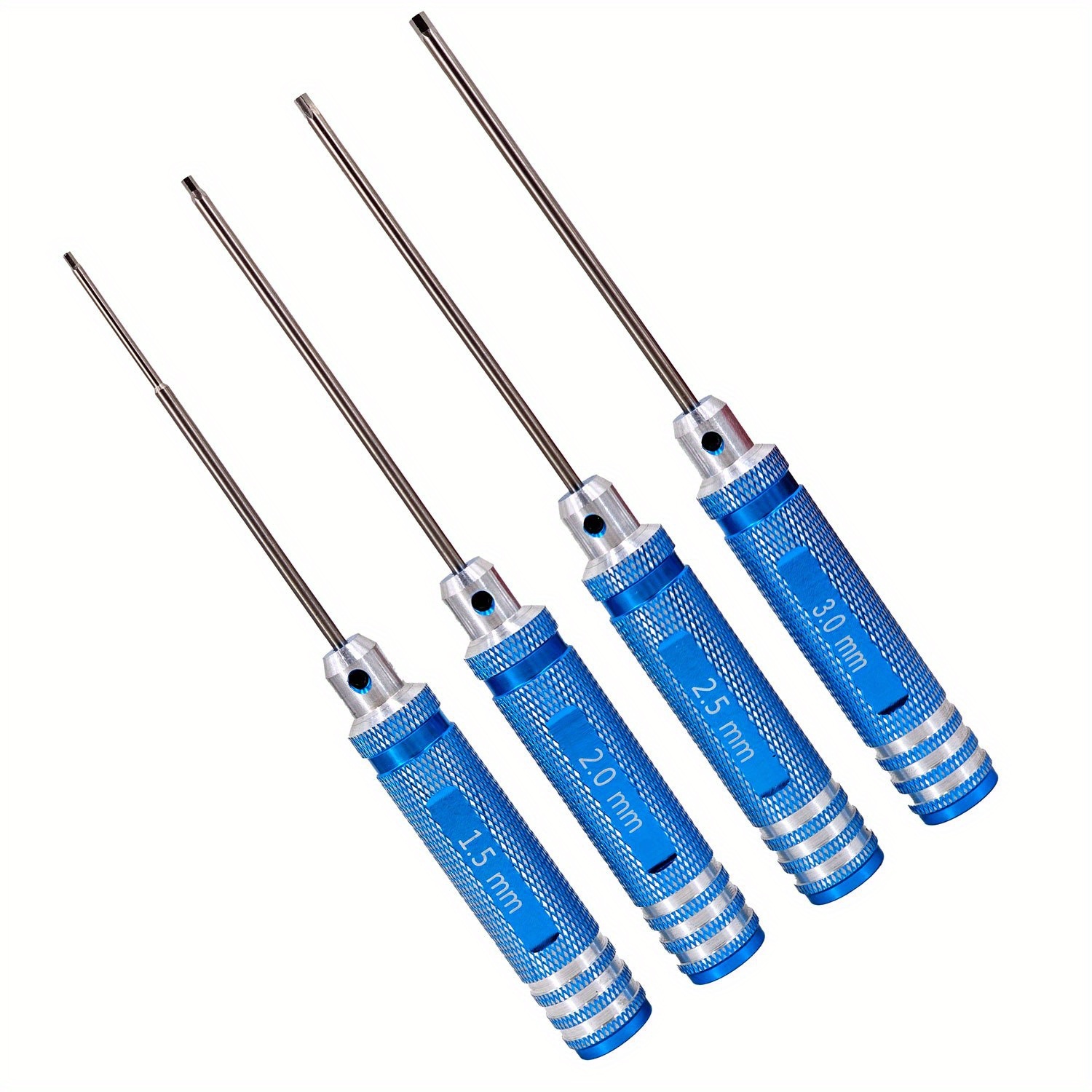 hex screwdriver set 1 5 2 0 2 5 3 0mm hex tips medium carbon steel aluminum alloy handle black   Product details 4