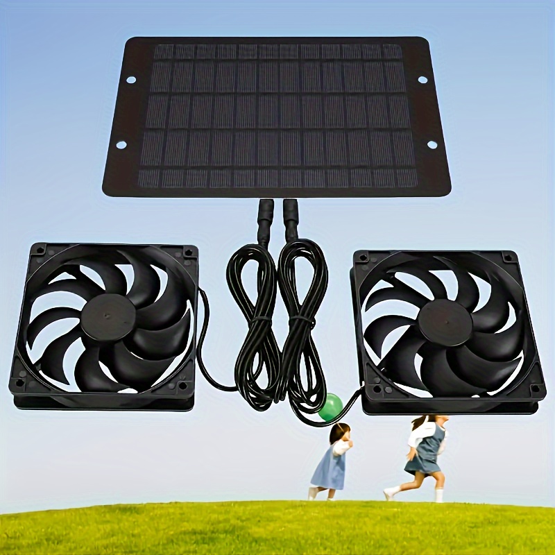 

[ ] & Vent Fan Kit - For Greenhouses, , Pet Houses & - Eva/aluminum Alloy,