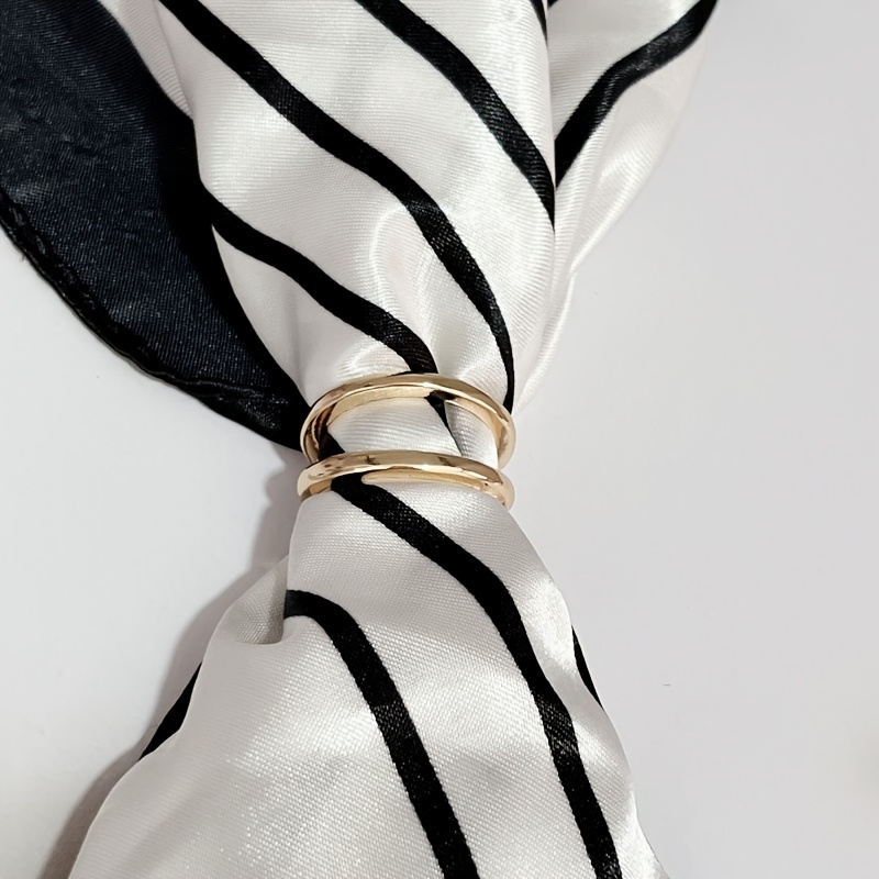 Minimalist Double Loop Clothes Corner Fastener, Versatile Accessory