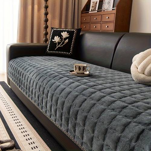 1 adet yumuşak çok renkli kapitone süt kadife kaymaz kanepe minderi, çeşitli boyutlarda mevcuttur, kabartmalı kaymaz özelliklere için koruyucu kılıf, evcil hayvan kullanımına uygun. uzanan için tasarlandı, çift kişilik, üç kişilik e .