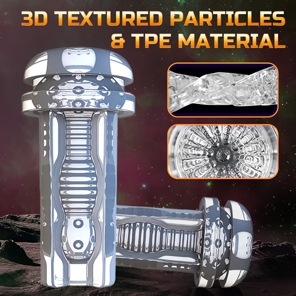 1pc Automatic Male Masturbator Sex Toys for Men, Adult Toy Male Sex Toys with 7 Thrusting & 7 Rotating Modes, Hands Free Pocket Pussy Sex Machine with Visual Window & Suction Base