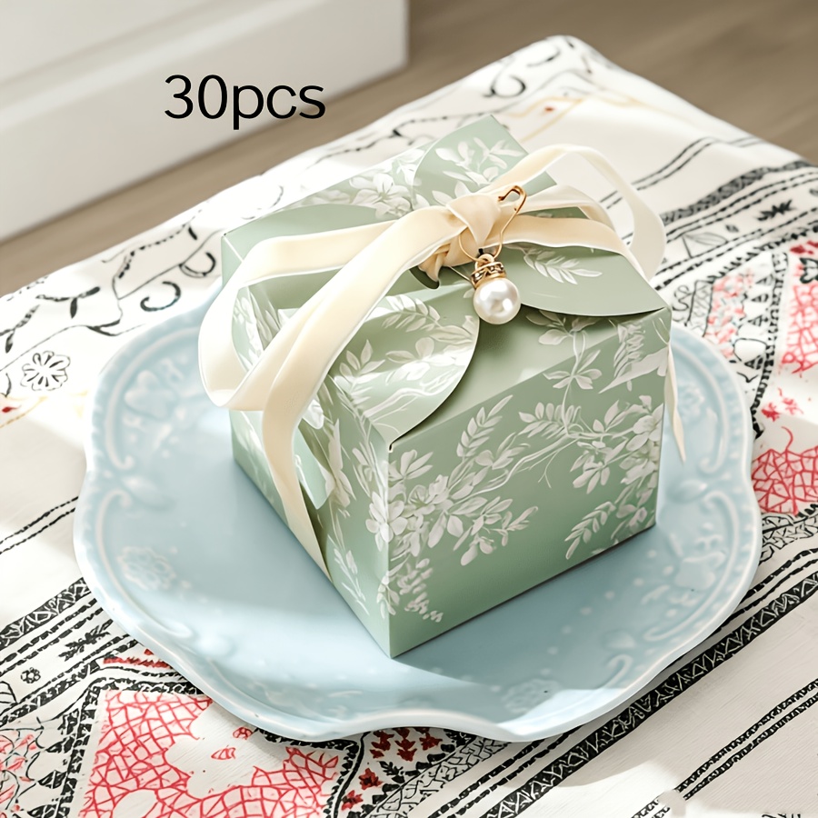 Image of 12pcs/30pcs Flower Box Wedding Birthday Party Packaging Boxes Business Anniversary Celebration Guests Reception Decoration, Christmas, Halloween