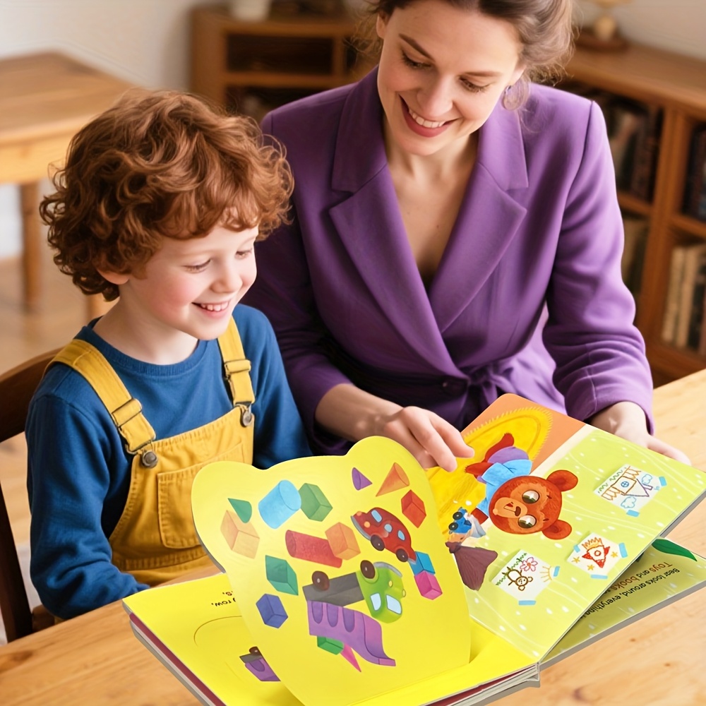 Bear's Tidy Up Time Push-Pull Book for Good Habits