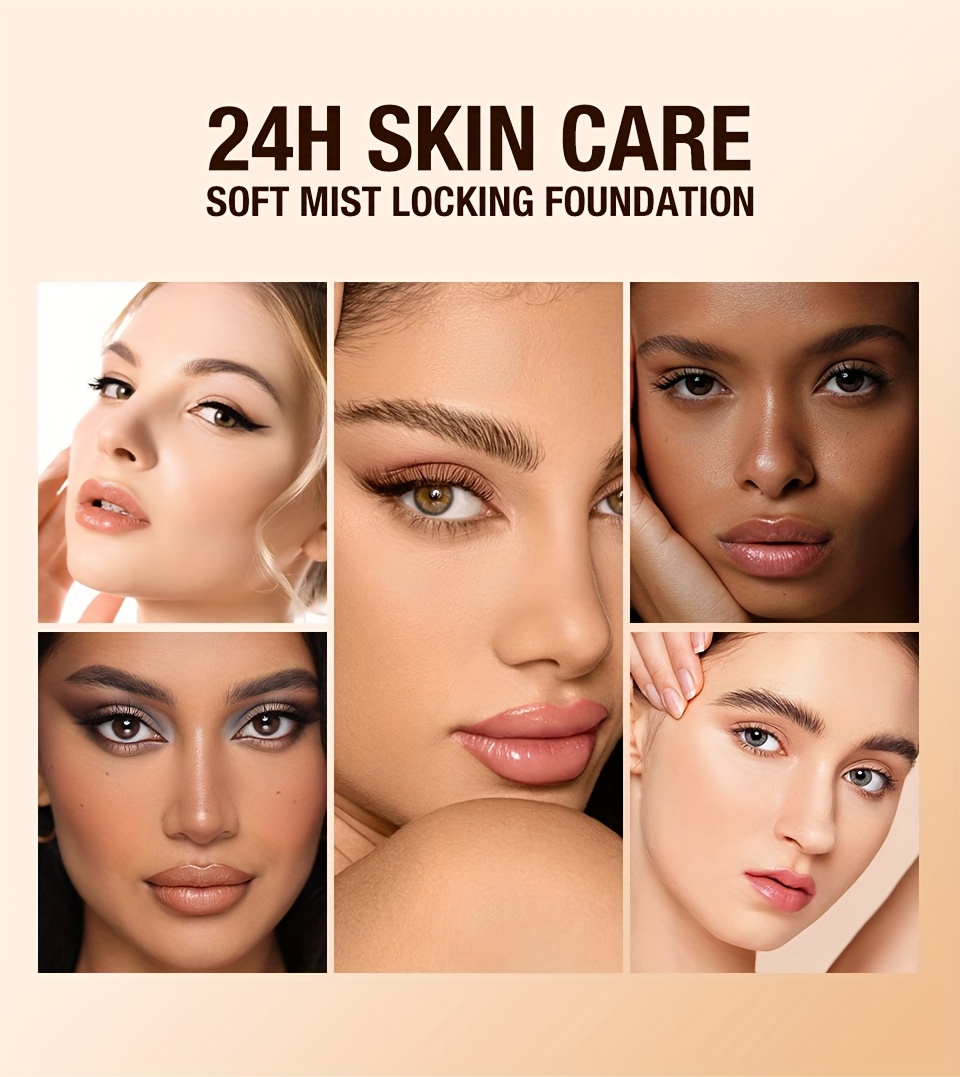 Moisturizing Foundation and Concealer | Waterproof, Suitable for Women'S Makeup, Valentine'S Day Gift, AVIERLL, 40g/1.41 oz, Medium Coverage, Fair to Light Tone