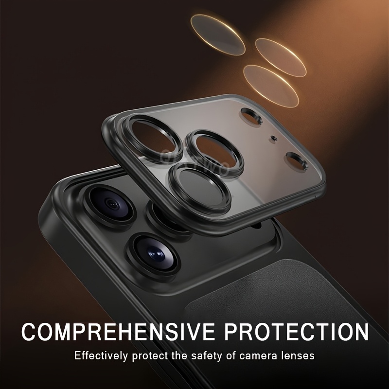 Luxury Matte Transparent Wireless Charging Phone Case for iPhone 13/14/15/16/17 Air Pro Max with Shockproof Lens Film and Clear Back Cover, Dropresistant Cover, Minimalist Style, Sleek Design, Highquality Case, Iphone Users, Gadget Lovers Luxury Matte Transparent Wireless Charging Phone Case for iPhone 13/14/15/16/17 Air Pro Max with Shockproof Lens Film and Clear Back Cover, Dropresistant Cover, Minimalist Style, Sleek Design, Highquality Case, Iphone Users, Gadget Lovers