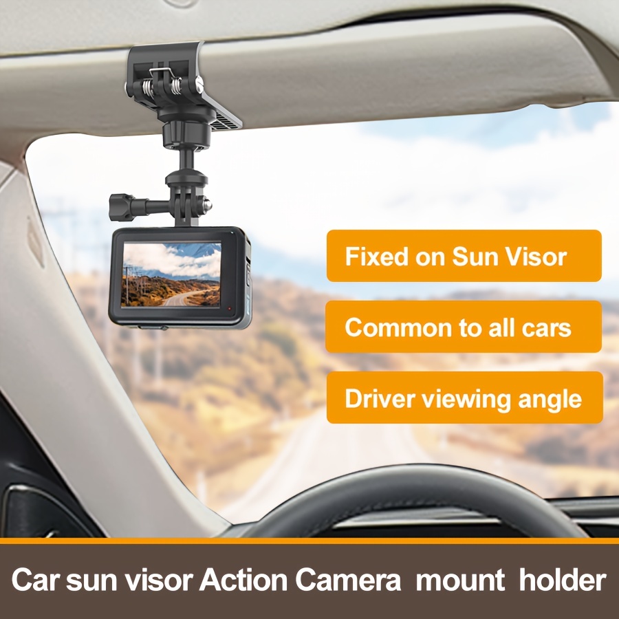 Quick Clip Mount with Universal Ball J Hook Compatible for Hero 12 11 10 9 8 7 6 5 Black, DJI Osmo Action 3, AKASO and More