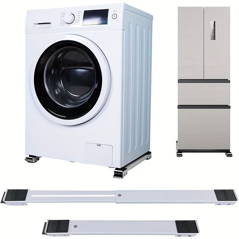 

1 -duty Metal Appliance , Retractable Stand For Washer, Dryer, Refrigerator, - & -free , Iron+pp ,