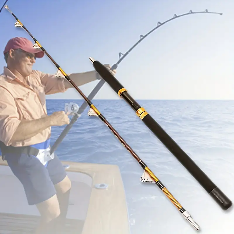 trolling rod 2 section saltwater offshore heavy straight - Temu trolling rod 2 section saltwater offshore heavy straight - Temu
