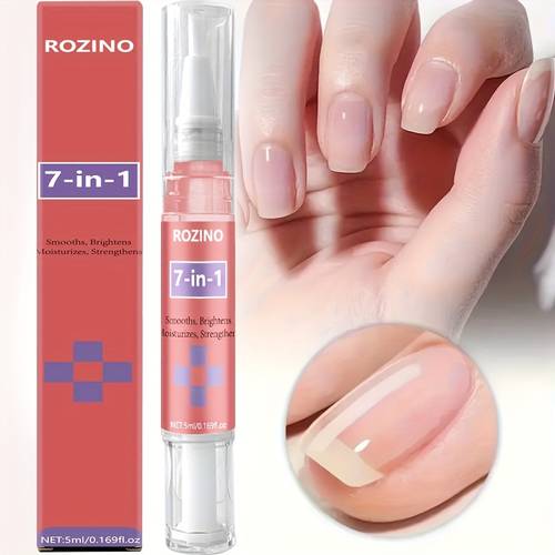 7 in 1 28 day nail polish essence pen moisturizing and strengthening nail pen ideal for weak chipped and thin nails and everyday use compact and