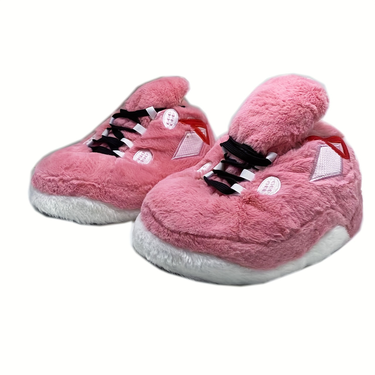 winter   slippers womens cute indoor shoes unisex sneakers slippers spoof brand   furry slippers