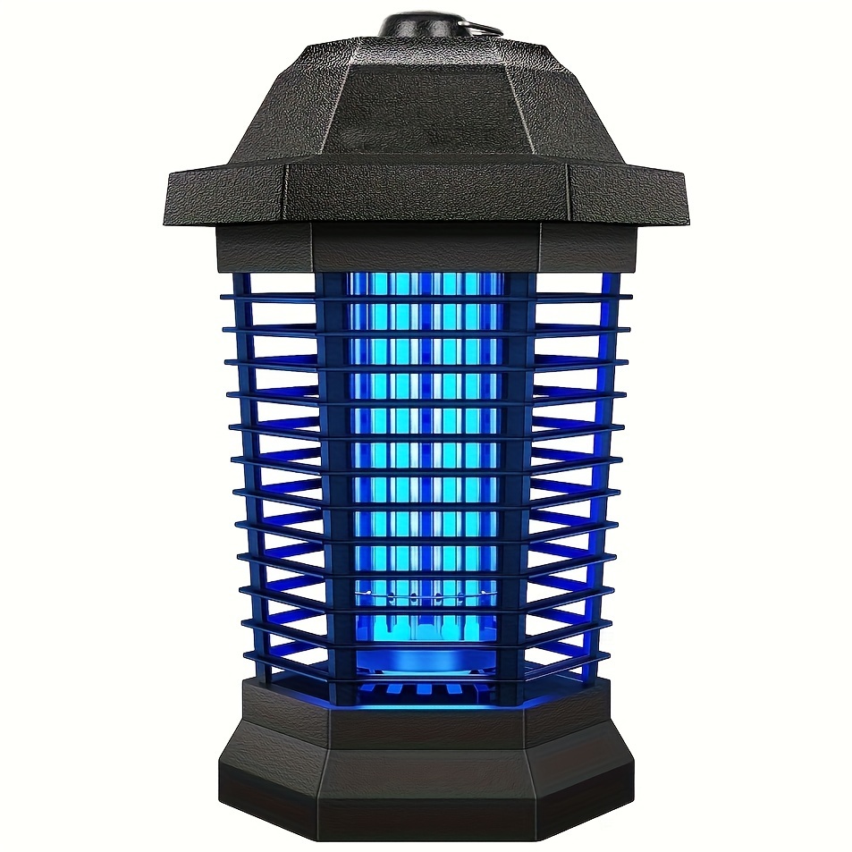 TEMU Flying Insects Zapper 90-130v, 4200v, Abs Plastic Outer (black), Complimentary Cleaning Brush, Bug Zapper, Zapper, Electric Fly Zapper, Killer,