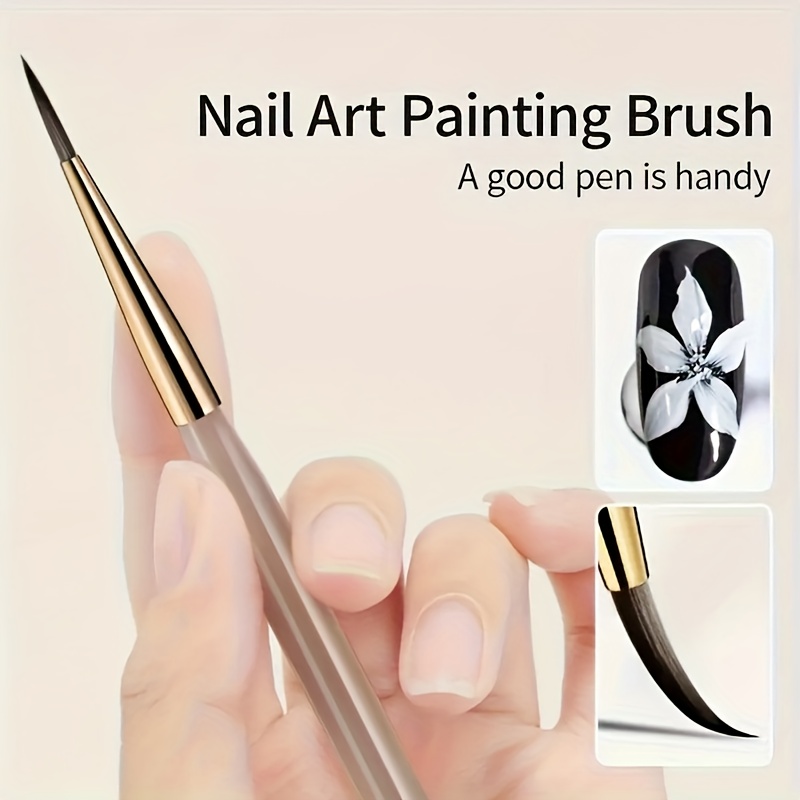 3pcs Fine Tip Multi-Functional Nail Art Brushes Set