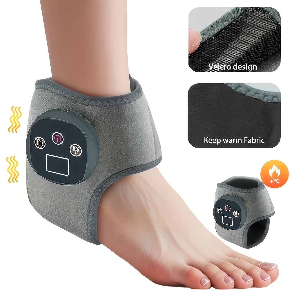 A Versatile Wireless Electric Massager with Pneumatic Vibration And Heating Features, Designed for Various Body Parts, Equipped with an LCD Screen. It Has Adjustable Settings, a Sleek And Lightweight Design, And Is Built to Be Durable