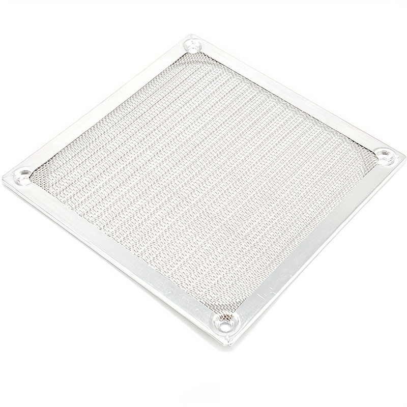 Image of 1pc Stainless Steel Mesh Case , Dustproof Net, 120mm Computer Fan Filter - Aluminum Frame Stainless Steel Mesh, Enhances Cooling And Protection Functionality, Suitable For Computer Case Fans