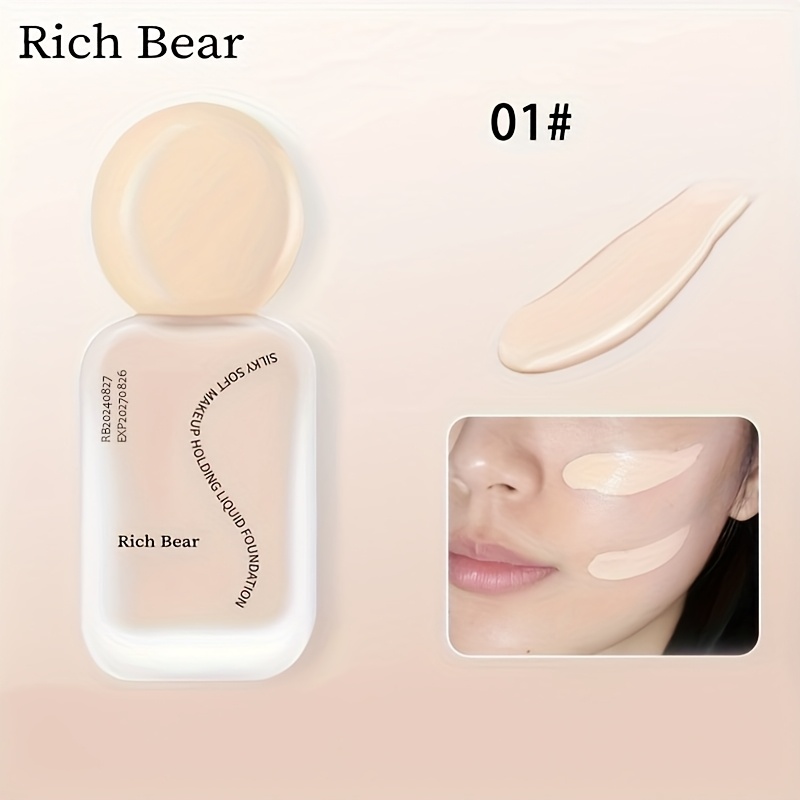Smooth Long-lasting Foundation Liquid Matte Translucent Brightening Natural Waterproof Sweatproof