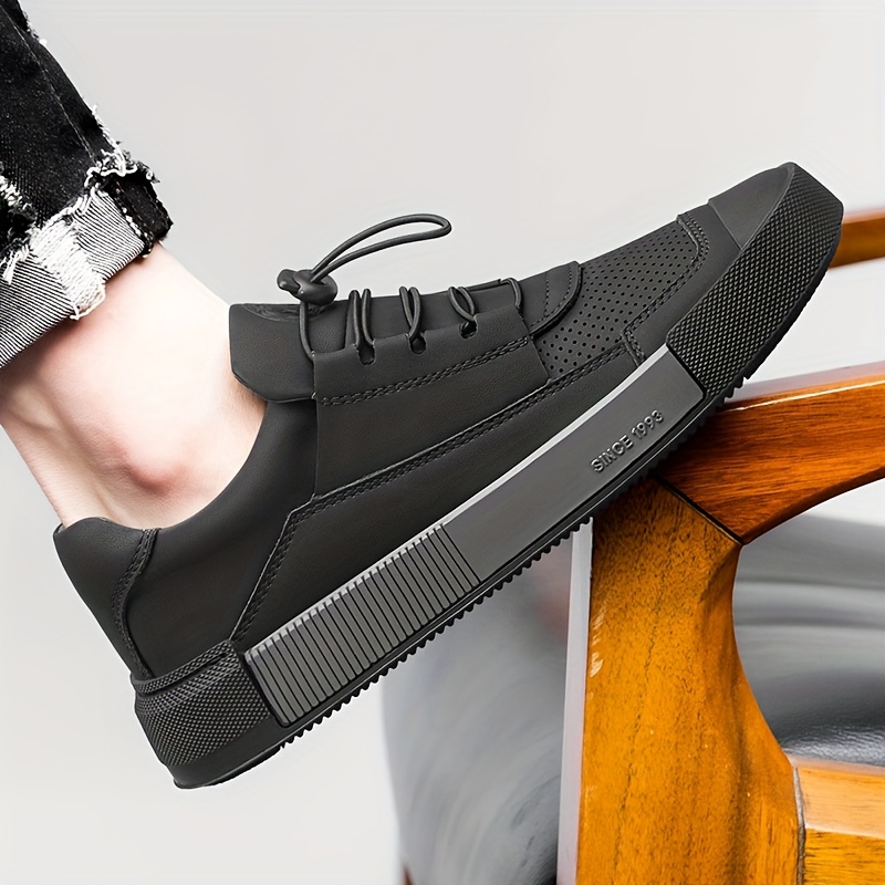 CLOHOO Brand Men'S Shoes with Rubber Soles, Stylish Sports Casual Shoes, Street-Style Skate Shoes, Popular New Breathable Soft-Soled Comfortable Men'S Shoes, Youth British Style Men'S Footwear