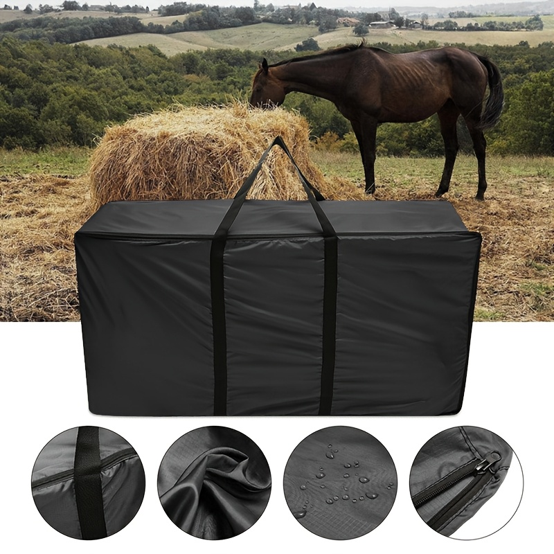 Temu – TEMU 1pc Horses Store Hay Feeder, High-capacity Bags, Goat Feeders, Cattle And Sheep Feeding Bags For