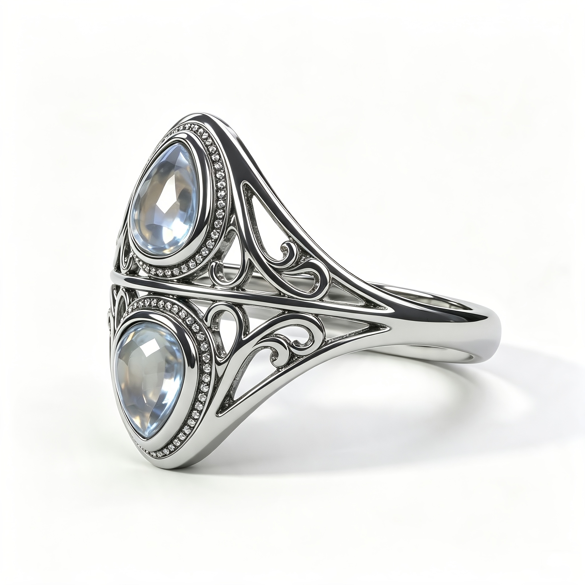Women's Luxurious Vintage Wide Band Ring