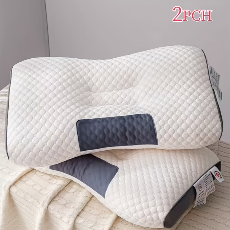 TEMU Knitted Pillow Sp Neck Protection, Sleep Pillow Core, Household Pillow Moisture Absorption And Ventilation, Bedding, Rv Supplies, Living Room Bedroom Decorative Pillow