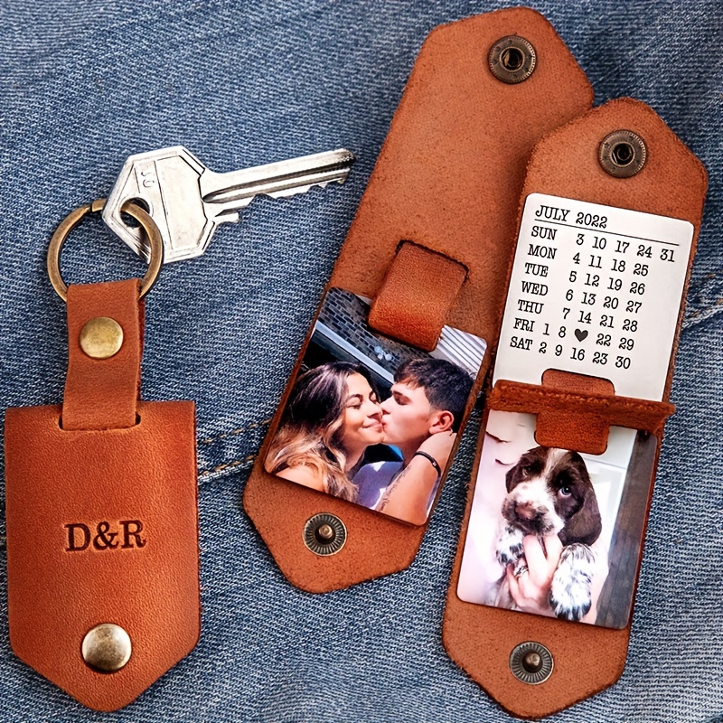 

Engraved Pu Keychain, Personalized & Keyring For & , Stainless Steel Keychain, , Ladies' Key For , For & Husband On Christmas And 's Day