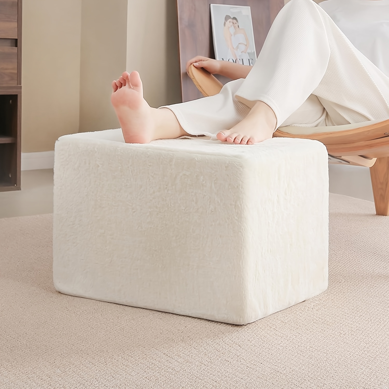   round stuffed pouf ottoman plush poufs with foam   filling   rest stool for living room