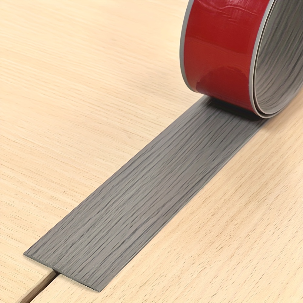 TEMU 1pc Easy-install 5cm X 2m Pvc Floor Transition Strip - Perfect For Seamless Indoor Wall & Waistline Decor, Durable Seam Covering In Home And