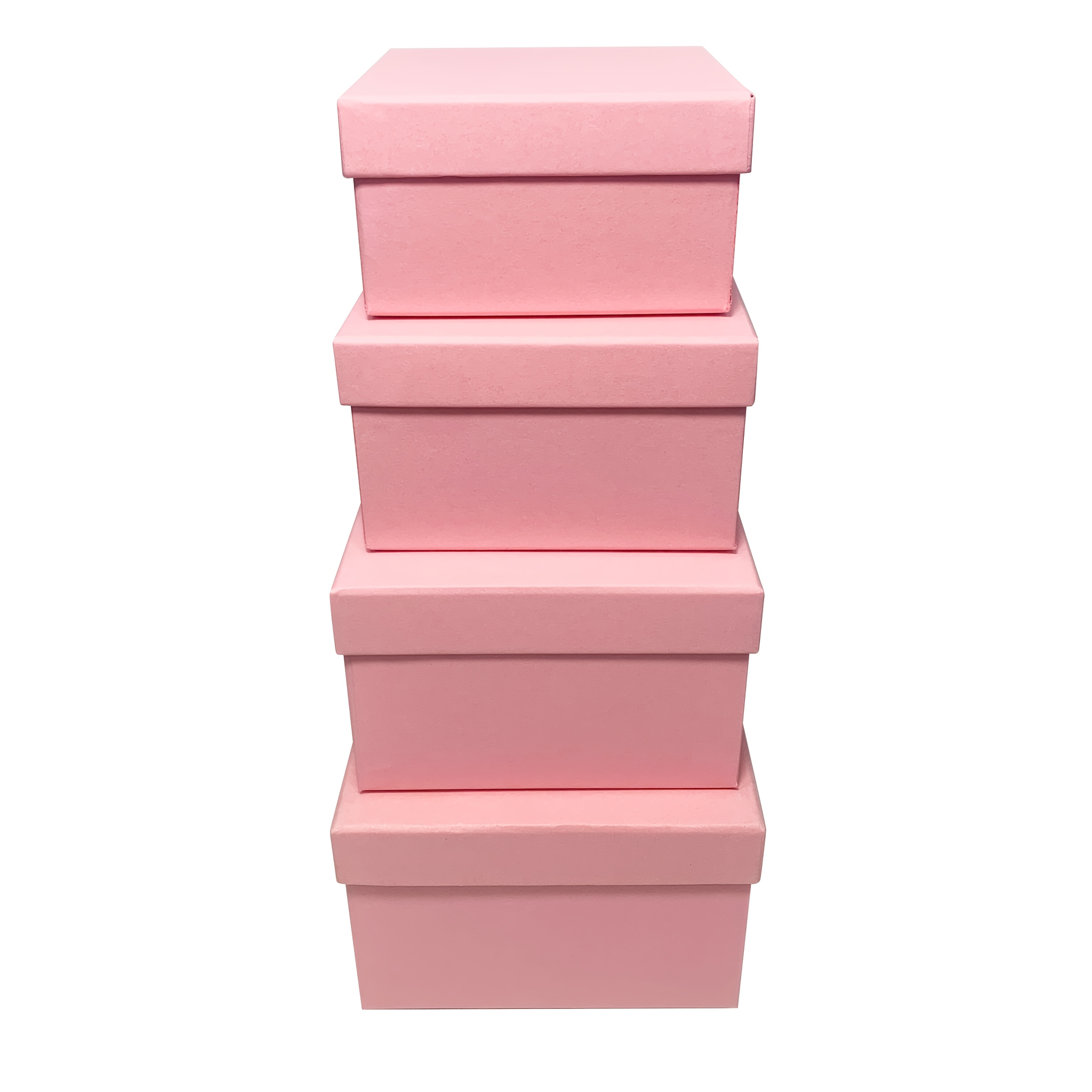 TEMU Un ensemble de boîtes cadeaux roses carrées exquises