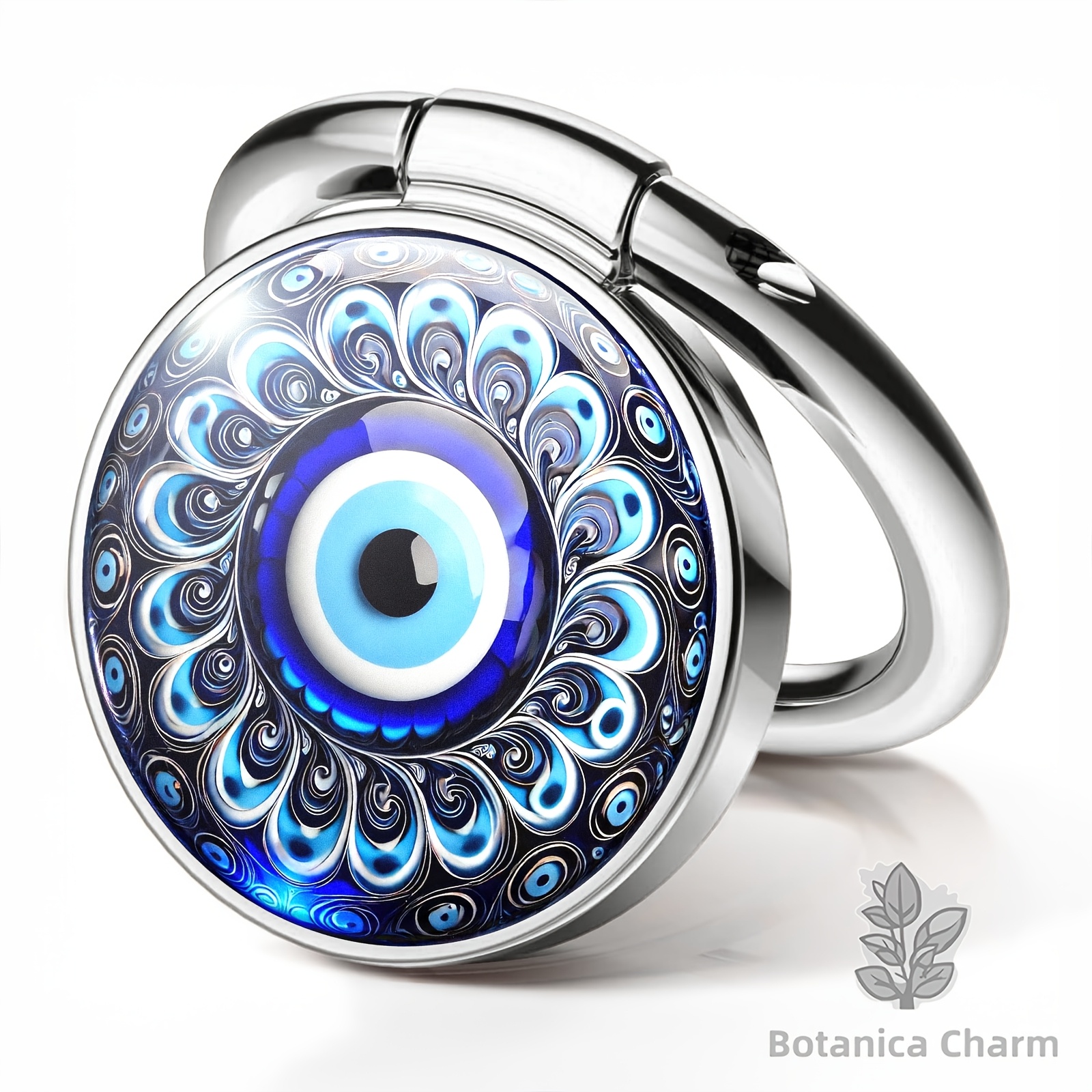 TEMU Soporte de Anillo para Teléfono con de Azul, Soporte Portátil para Teléfono, Soporte de Metal, Rotación de 360°, Compatible con iPhone
