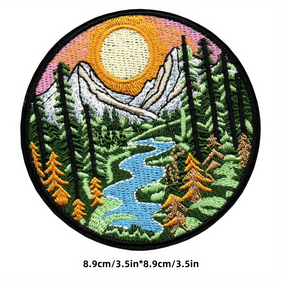 3 5 inch approximately 8 9 cm mountain patch traveler iron