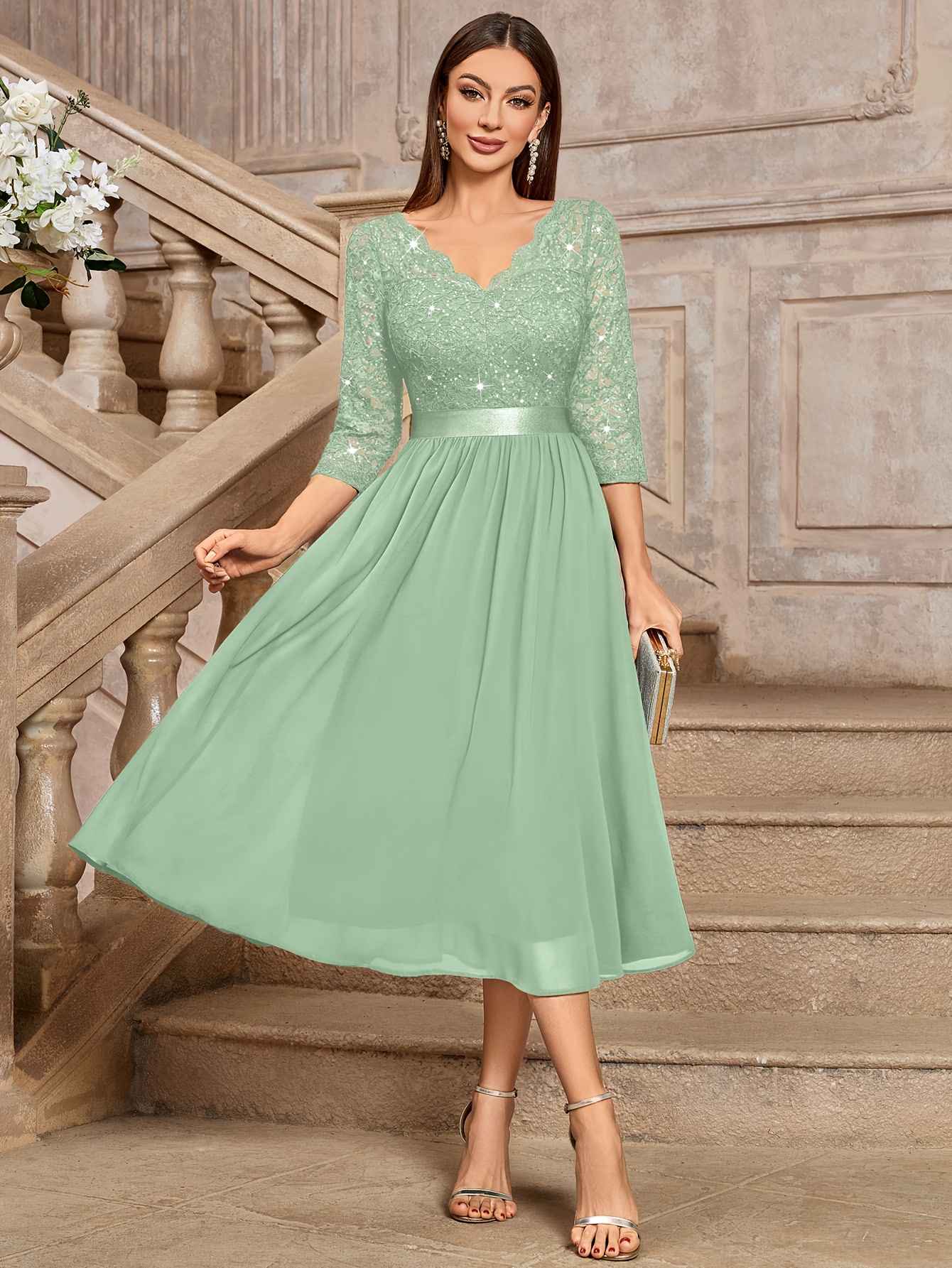 green emerald velvet dress Dark Green Lace Summer Dress – Victoria Ronaldo