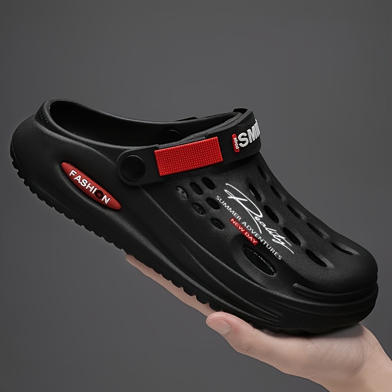 Image of Mens Summer Eva Sandals, Breathable Soft Sole Comfortable, Slip Resistant Durable Versatile, Casual Outdoor Shoes For Men.